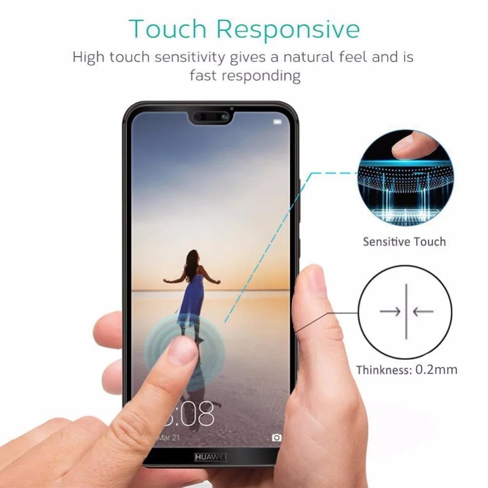 

Screen Protector Glass For Huawei P20 Pro Tempered Glass sFor Huawei P20 Lite Full Coverage Glass For Huawei P20lite Glass