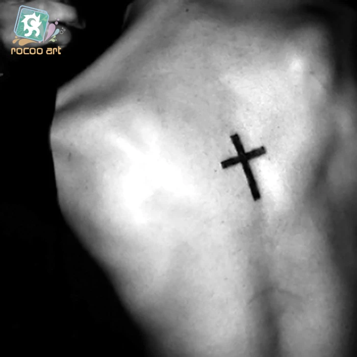 053 35 De Réductionhc 46 Tatouage Temporaire étanche Hommes Et Femmes Doigt Flash Tatouage Croix Petit Motif Conception Transfert Deau Tatouage