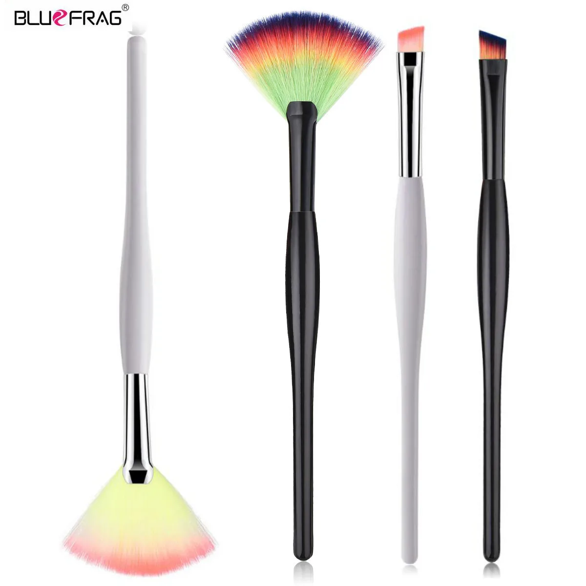 New Highlighter Fan Brush Eyebrow Brush BLUEFRAG Synthetic Makeup