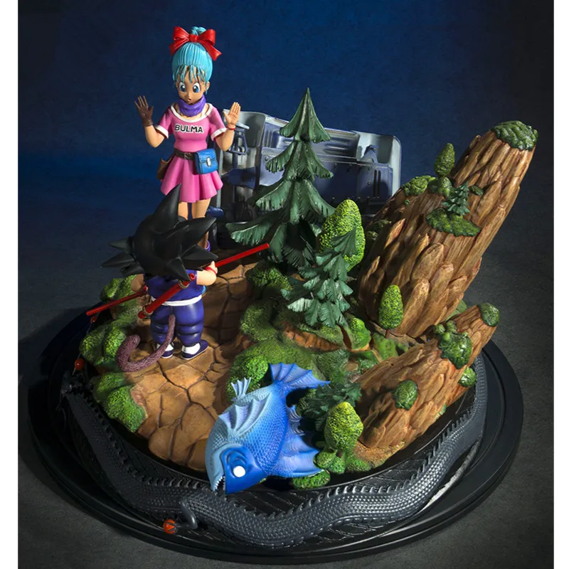 Dragon Ball DBZ Little GOKU Bulma первая коллекция 1/6 GK статуя из смолы фигурка Коллекционная модель игрушки G2392