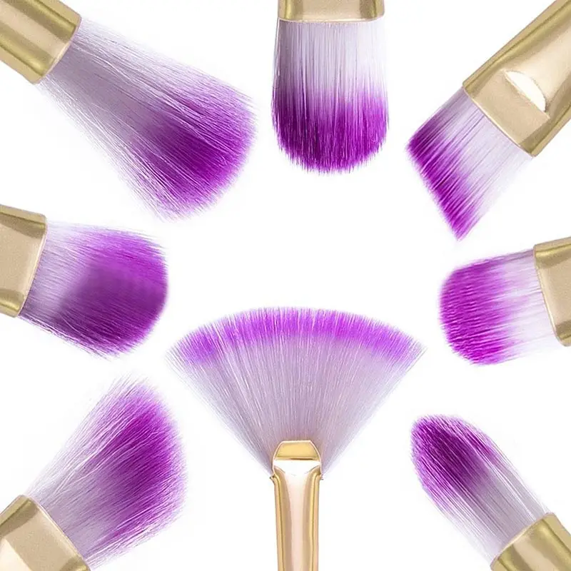 12Pcs/Set Makeup Brushes Professional Cosmetic Tools Nylon Fiber Bristles for Eyebrows Eyes Cheeks TY99 | Красота и здоровье