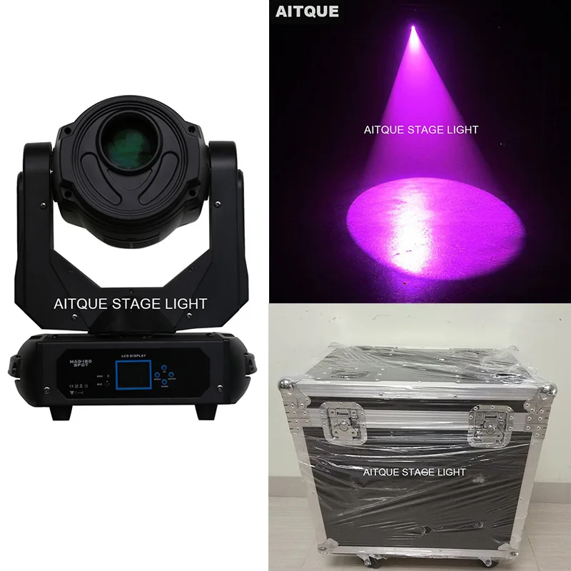 (4 комплекта + чехол) Lyre led spot moving head 180 Вт led moving head spot prisma rotation 180 Вт moving head led light avec flight Case (4 комплекта + чехол) Lyre led spot moving head 180 Вт led moving head spot prisma rotation 180 Вт moving head led light avec flight Case