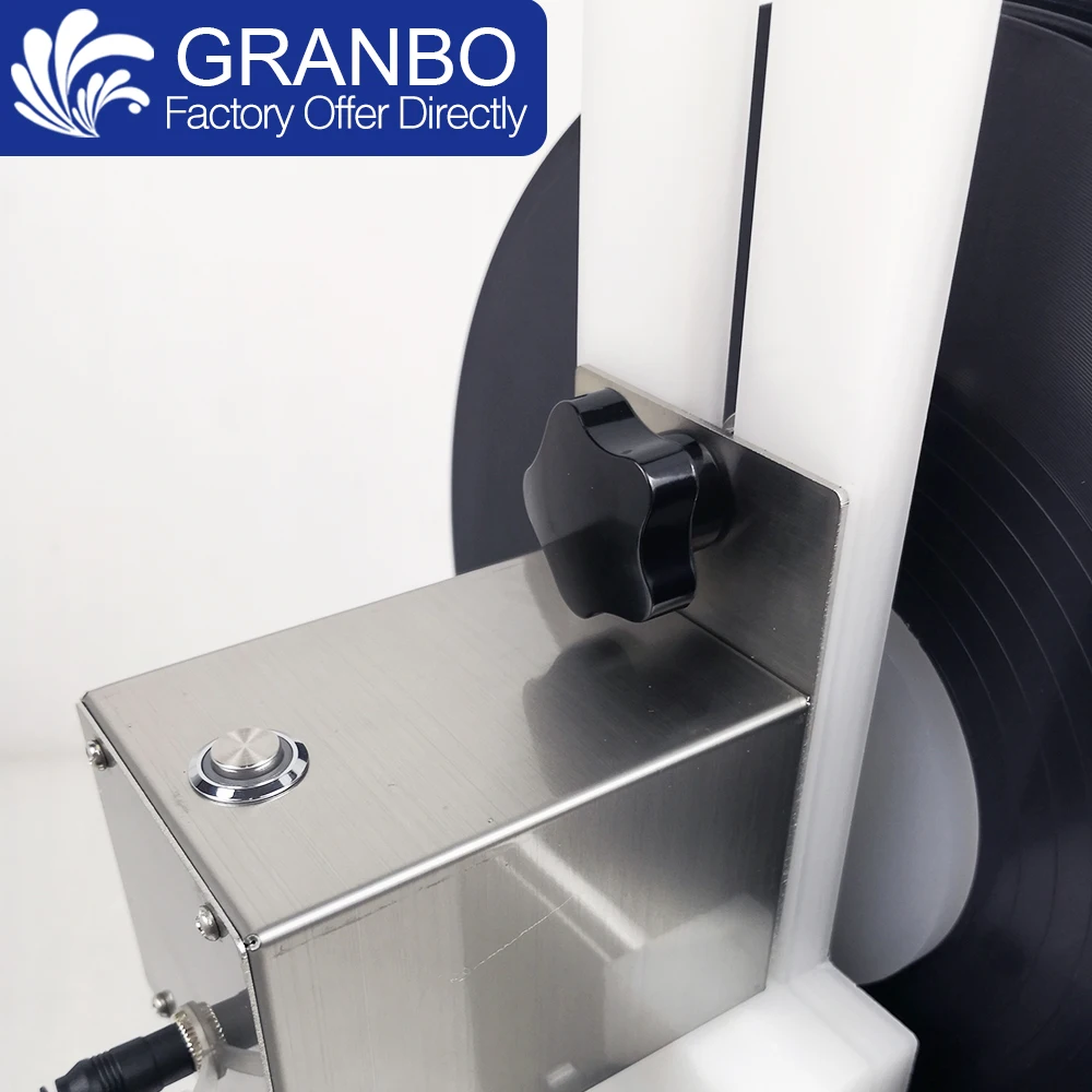  Lp Vinyl Records Washing Bracket Lifting Waterproof Alloy Rotating Motor use for Ultrasonic Clean E