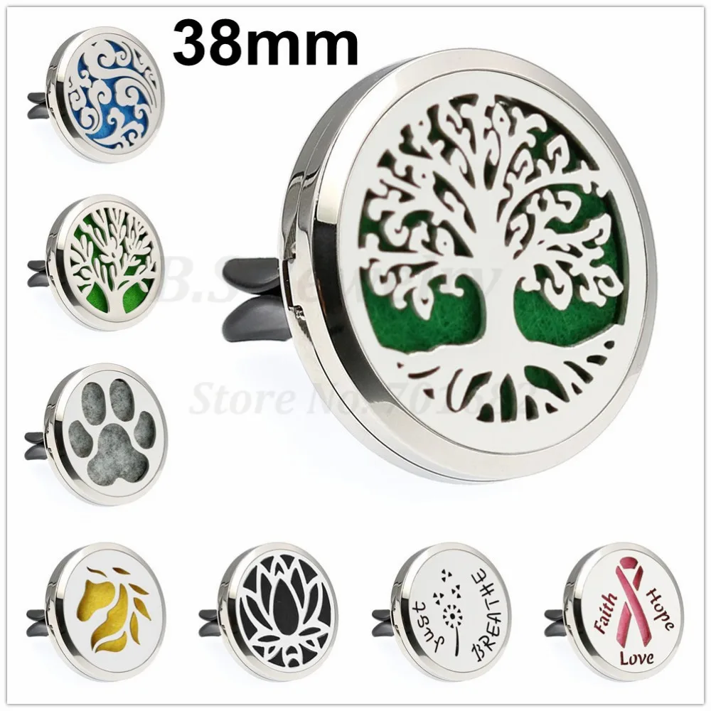 Wholesale price 38mm Car Diffuser Locket 316L Stainless Steel