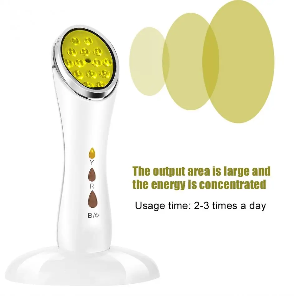 LED Facial Skin Tightening Tender Acne Removal Light Therapy Phototherapy Light EU 110-240v
