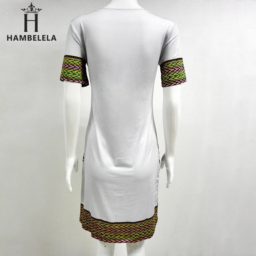 HAMBELELA 3XL плюс размер платье африканская одежда Дашики платье для женщин повседневные летние платья винтажные печатные vestidos robe Femme
