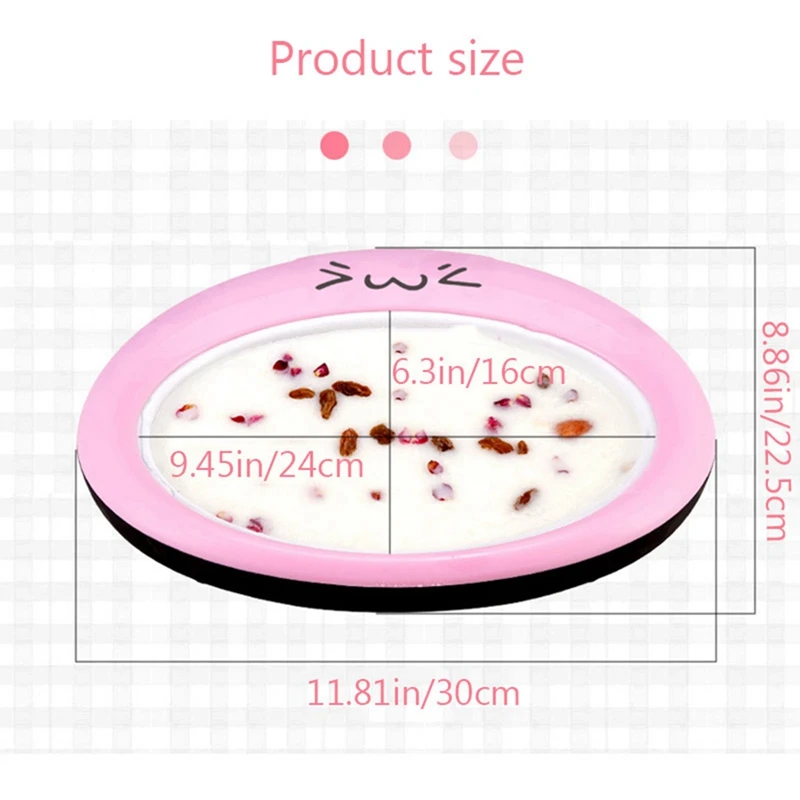 Мультяшная машина для приготовления жареного льда, машина для приготовления жареного йогурта, сковорода, мини-машина для мороженого, домашняя машина для перемешивания йогурта с 2 шт. лопатой для жареного льда