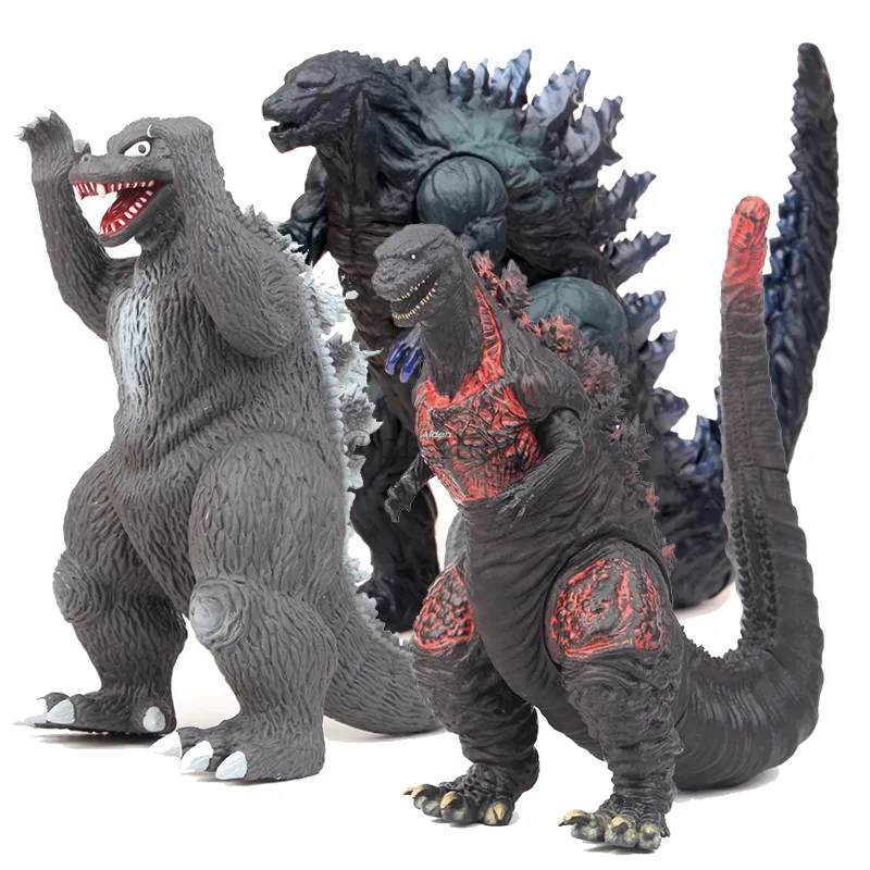 

8" Super Kaiju King Ghidorah Rodan Mothra Combat Edition Simulation Art Craft PVC Action Figure Collectible Model Toy 22CM B2076