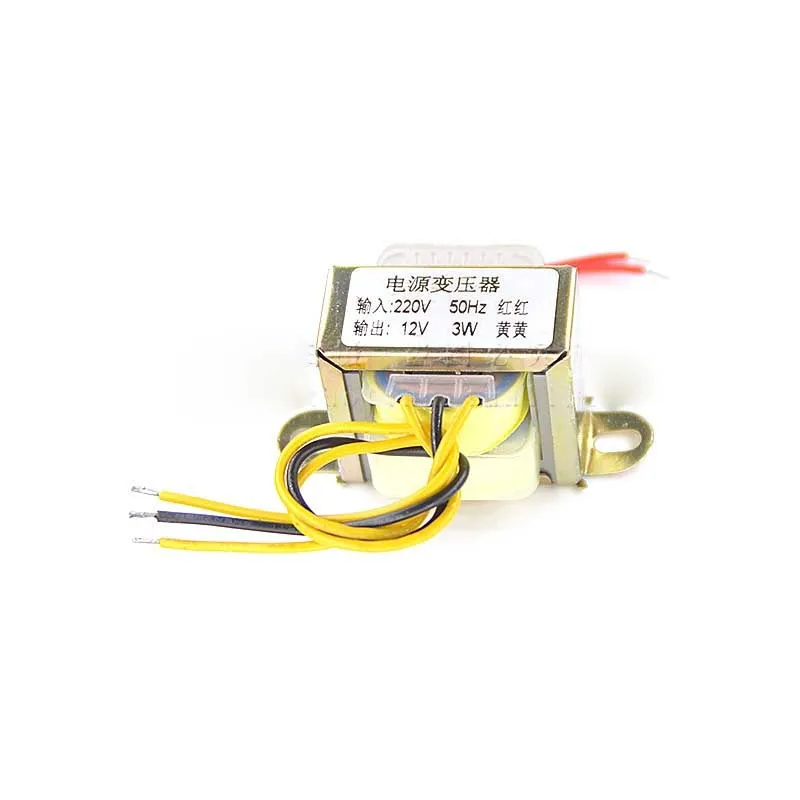 

3W dual 12V 3W transformer input: 220V 50Hz / output: dual 12V