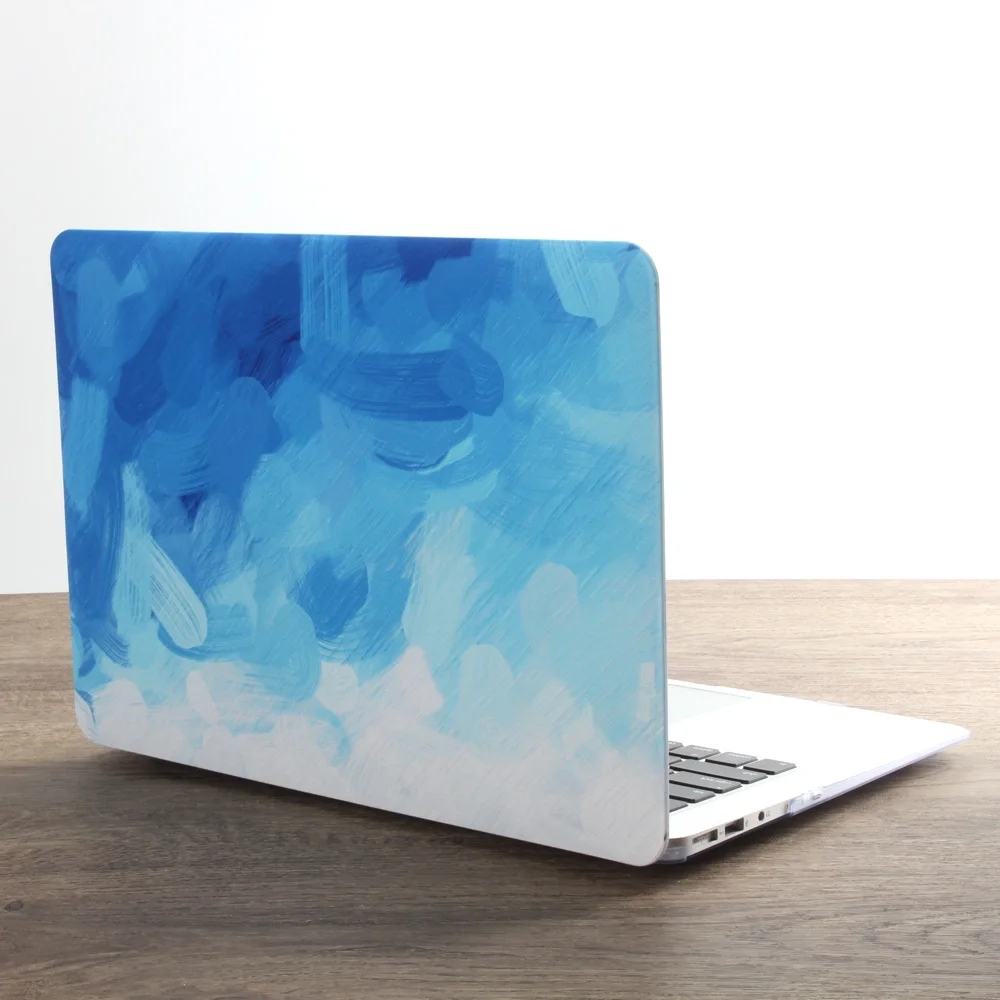 Чехол для ноутбука с абстрактными масляными рисунками для MacBook Air Pro retina 11 12 13 15 дюймов с сенсорной панелью+ чехол для клавиатуры