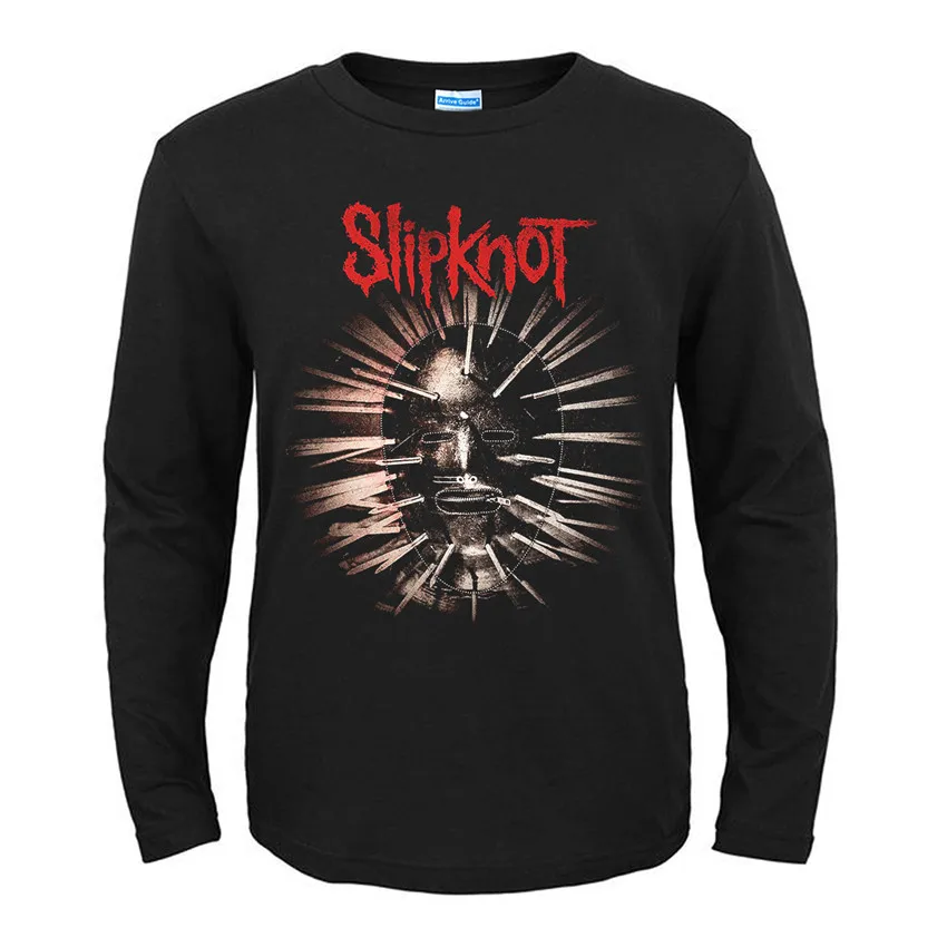 31 конструкции Америке группы Slipknot рок черный футболка бренд полный рубашка с длинным рукавом тяжелых металлов хлопка camiseta панк-рокер уличная - Цвет: 21