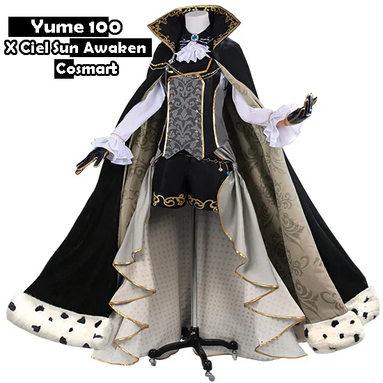 

[Stock] Anime Kuroshitsuji Combine with Yume 100 Ciel Sun Awaken Cosplay costume Gorgeous Full set S-L New 2017 free shipping