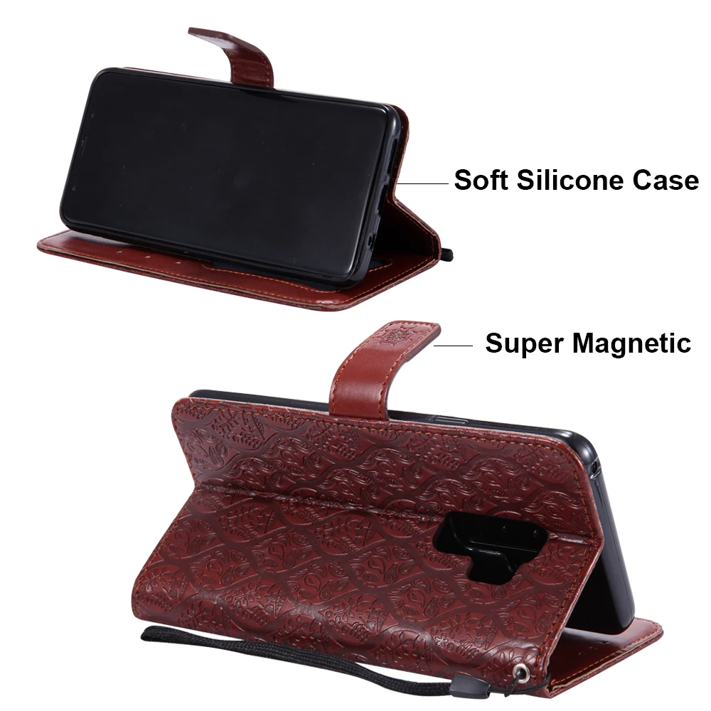 YIESOM Leather Case For SAMSUNG GALAXY S9 S8 Plus S7 Edge A5 A7 A8 2018 A3 A5 2016 2017 Case J1 J3 J5 J7 2016 J3 J5 J7 2017 EU (2)