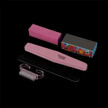 MENOW недавно 5 шт. Шлифовальная Пилка Для ногтей файлы буферный блок маникюрные инструменты педикюр УФ гель набор 07,11