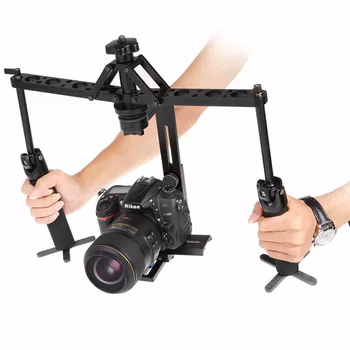 

Gimbal Stabilizer Video Dual Handheld Steadycam Manual Stabilizer for BMCC FS700 C300 Canon Nikon Sony DSLR Camera