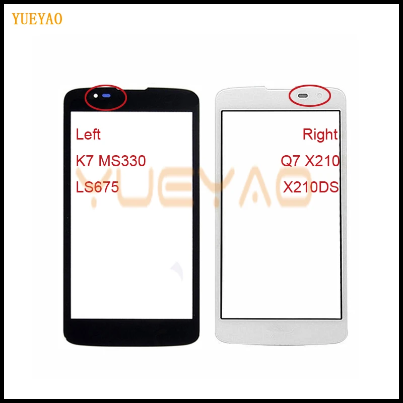

Touch Panel Repair Replacement For LG Q7 X210 X210DS / K7 Tribute 5 MS330 LS675 Front Outer Screen Glass Lens White Black