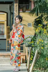 Оригинальный японские кимоно Набор ограниченная продажа платье в японском стиле набор, включающий платье + пояс