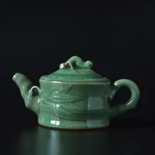 WIZAMONY хрустящий глазурь Ge печи Longquan Celadon Zisha керамика искусство Китай чайник фарфор Исин глина антикварный чайник