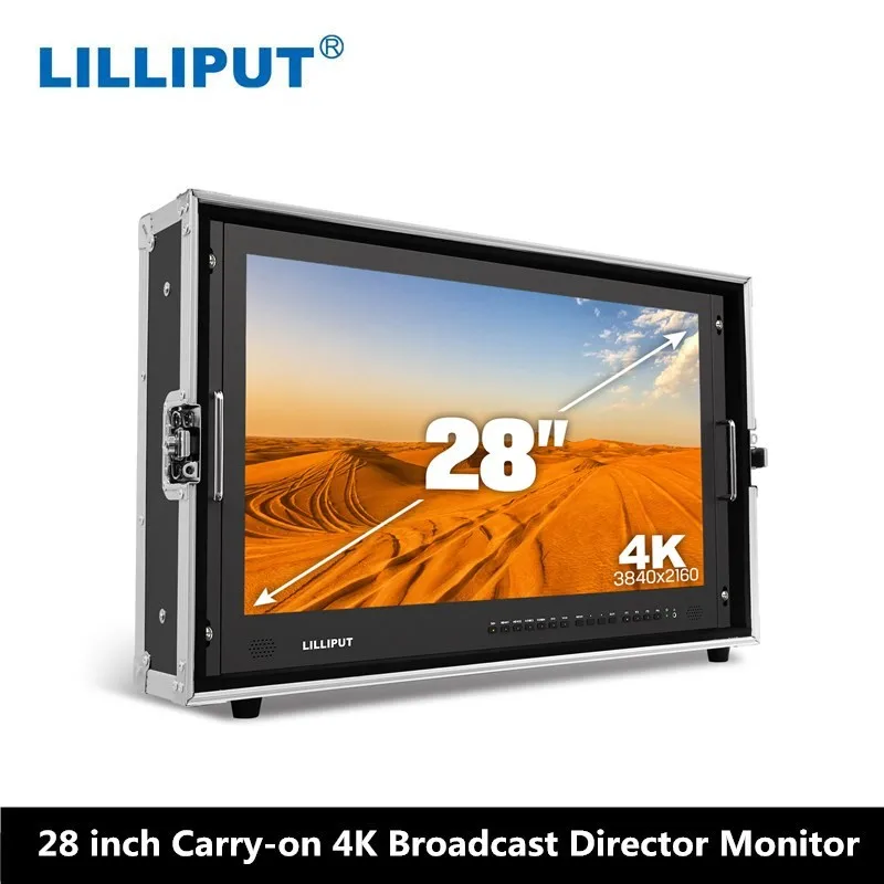 Lilliput 2" 3840x2160 широковещательный монитор 3g SDI 4 K Ultra HD монитор SDI HDMI TALLY монитор для камеры