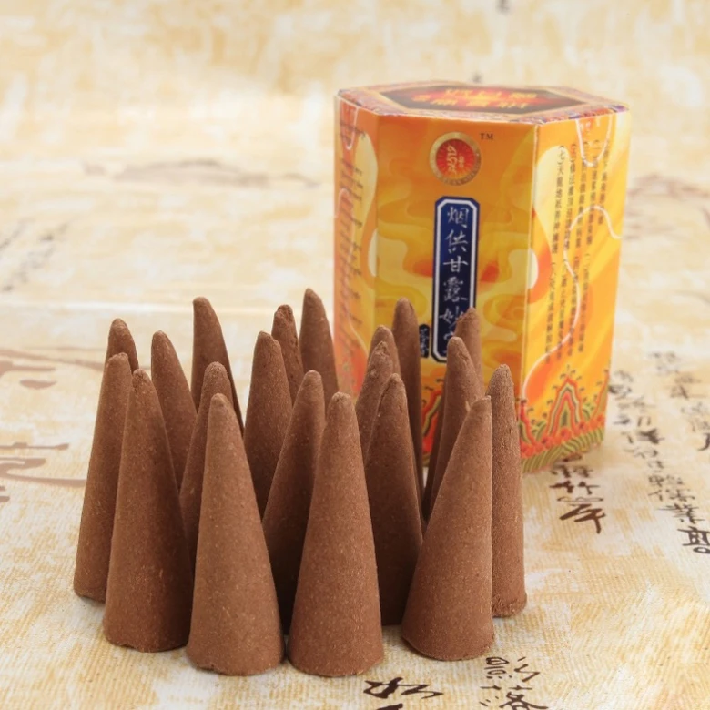 Natural Sandalwood Cones Incenses, Tower Incense For Smoke Puja, Daily