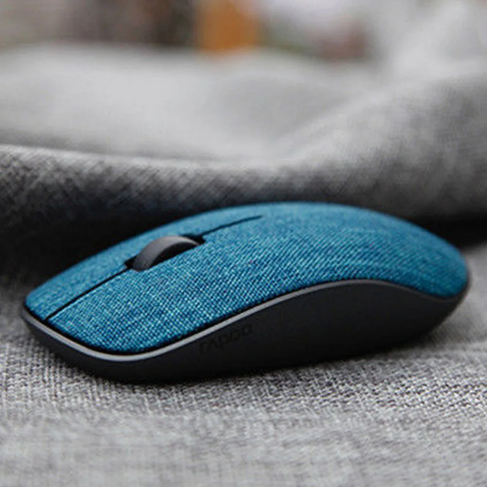 

1000 DPI Portable Optical Wear Resistance With Receiver Gaming For PC Laptop USB Smooth Ergonomic Fabric Slim Wireless Mouse