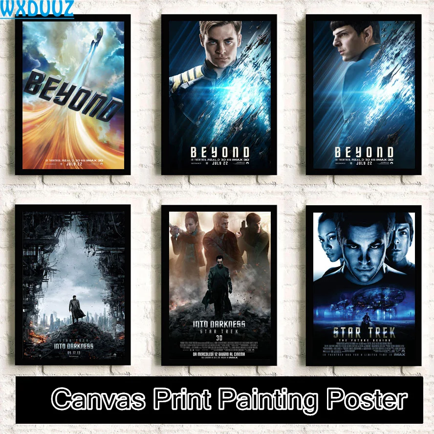 

Star Trek Painting quality Home Decor Art Decor room Reying living posters wall art Home Decor canvas painting No Frame K24
