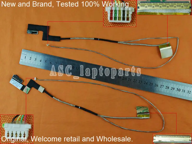 New Original Free shipping LCD LED Screen Video Flex Cable For Acer Aspire M3-581 M30581T M3-581TG JM50 40Pin 1422-0152000 | Компьютеры и