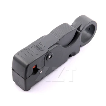

High Quality Household Tool Multifunction Rotary Coax Coaxial Cable Cutter Tool RG58 RG59 RG6 High Impact Material Wire Stripper