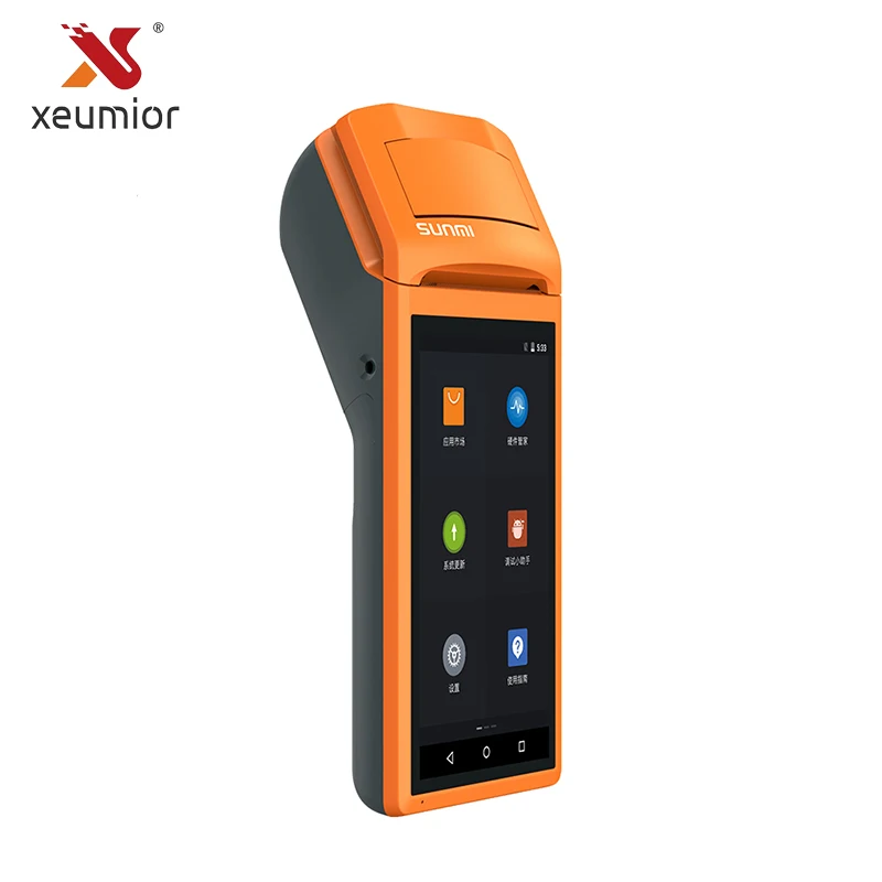 

SUMI V1S Handheld Wireless Bluetooth Printer Thermal Receipt Touch Screen Android WIFI GPRS Moblile POS Terminal System Printer