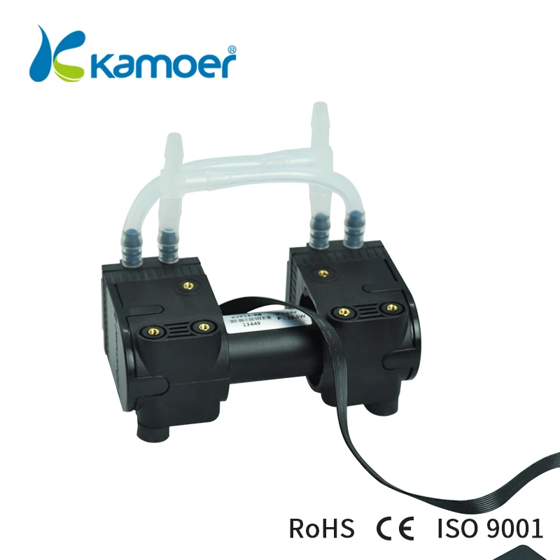 Kamoer KVP15 24V микро мембранный вакуумный/воздушный насос с бесщеточным двигателем постоянного тока и двойной головкой