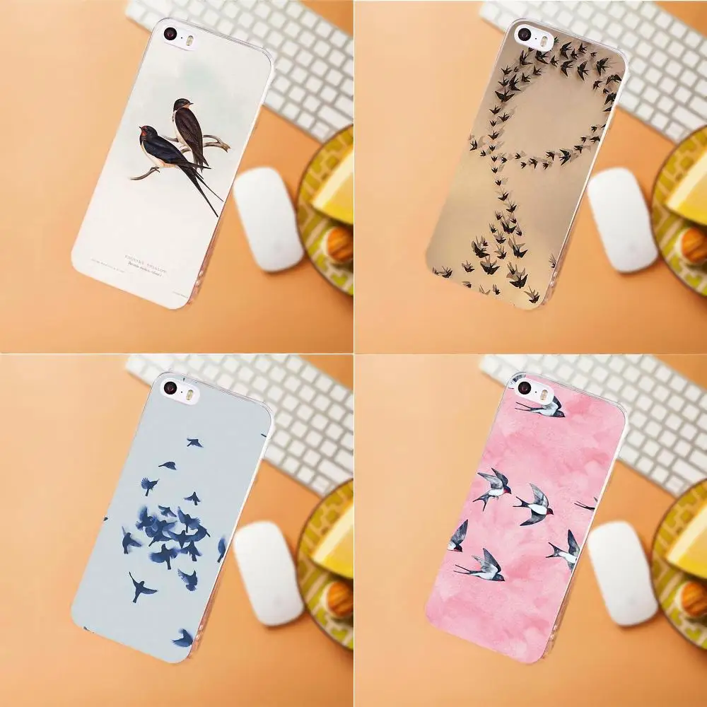 

Animal Swallow TPU Cell Cover Case For iPhone 4 4S 5 5C SE 6 6S 7 8 Plus X HTC Desire 628 630 816 820 One A9 M7 M8 M9 M10