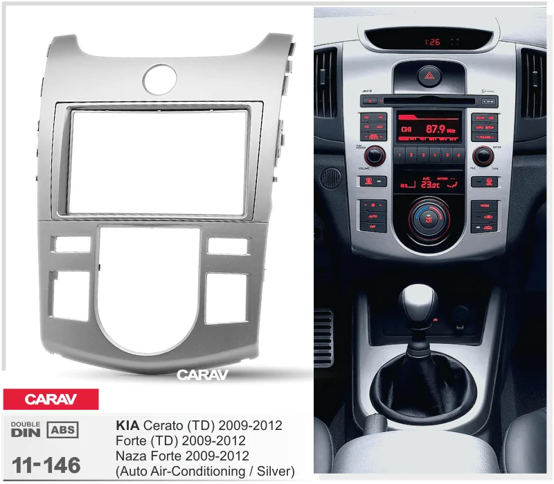 CARAV 11-780 Car Radio Installation Trim Fascia Panel