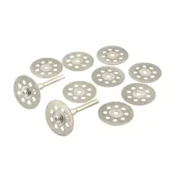 Горячее предложение 10 шт. 22 мм вентилируемый Ротари алмазные режущие диски + оправки инструменты