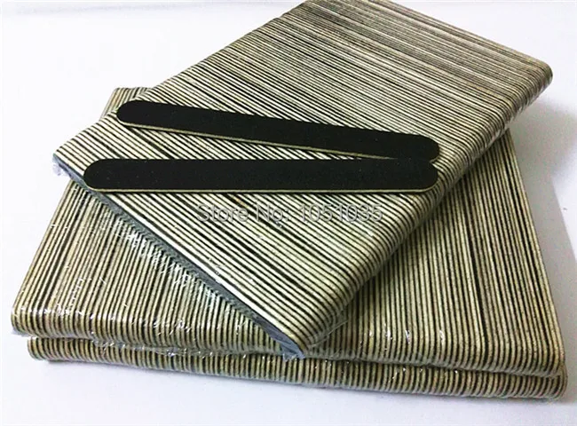 

50 pcs/lot black wood nail file nail art tool free shipping 180/180