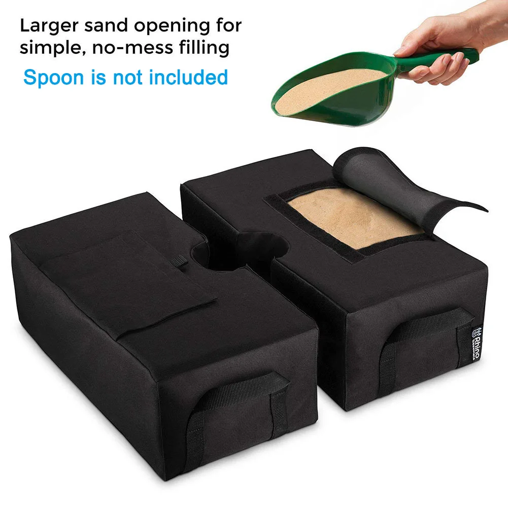 

1 Pair Weight Sand Bags Tent Leg Weighted Canopy Foot Umbrella Stand For Outdoor Sun Shelter ASD88