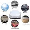 Kayme Multi-Layer Full Car Cover Waterproof All Weather With Zipper Cotton, Outdoor Rain Snow Sun uv Protection Fit Sedan Suv ► Photo 3/6