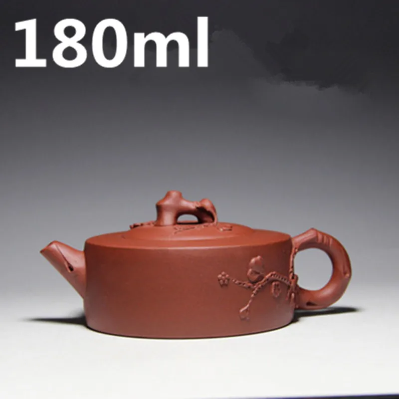 

Chinese Handmade Tea Pot 180ml Yixing Zisha Teapots Ceramic Purple Clay Mud Teapot Kung Fu Set Porcelain Kettle Tea Ceremony