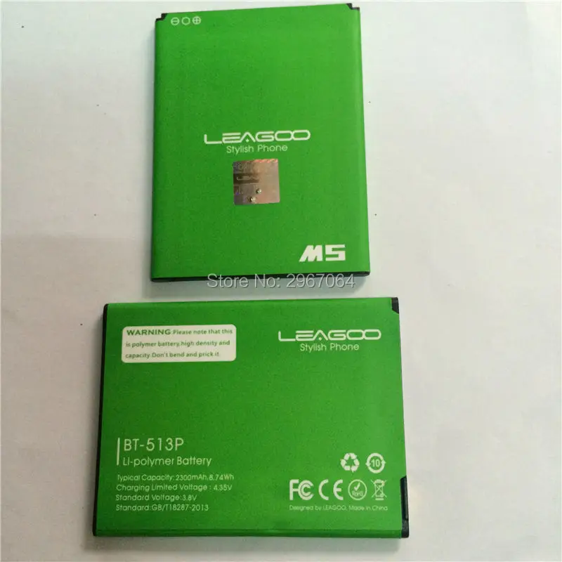 

Mobile phone battery BT-513P battery for for LEAGOO M5 2300mAh High capacit Long standby time for LEAGOO phone battery