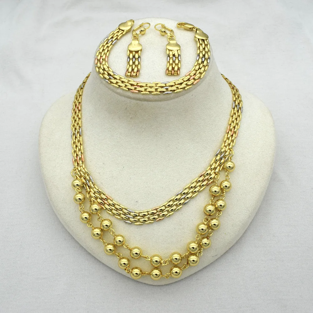 dubai Jewelry high quality Jewelry Set For Women Wholesale "ITALY 750 " Jewelry in Jewelry Sets