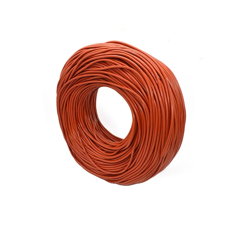 Красный цвет резиновый сплошной круглый уплотнитель полосы диаметр 1 1,5 2 3 4 5 6 7 8 9 10 мм силиконовый резиновый стержень силиконовый шнур силиконовая планка