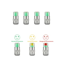 4 шт./лот 2,0/2,2/2,4 Бар/30/32/36 фунтов на квадратный дюйм шин Давление монитор Давление датчик Кепки Сенсор Индикатор оповещения мониторинг ящик для инструментов