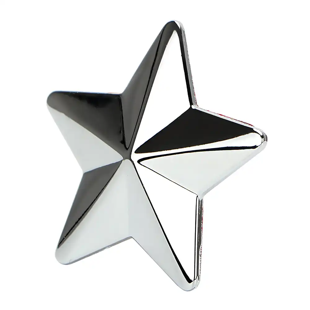 Leepee Vang Bạc Tự động Miếng Dan 3d Ngoi Sao Xe O To Va đề Can Huy Hiệu Kim Loại Ca Tinh đa Năng Tren O To Tạo Kiểu Toc Star Car Sticker Car Stickercar