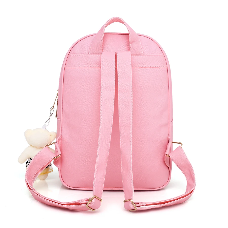 Женский рюкзак из искусственной кожи с заклепками, маленькие школьные сумки для девочек-подростков, модная сумка на плечо с кисточками, Высококачественная Женская дорожная сумка