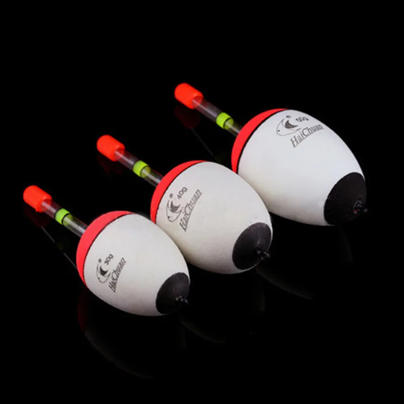 SeaKing 5 шт. EVA Fishing 10 см 3,4 см Floats boias de pesca noturna produto para buyancy Foam Rock Buoy 20 г