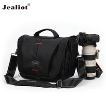 Cheaper Jealiot Professional Camera bag shoulder bag waterproof digital Video camera Photo lens case for DSLR Canon Nikon free shipping