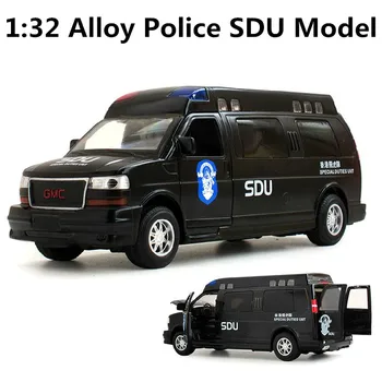 

1:32 alloy car model, the Hong Kong Flying Tigers dedicated high simulation models, sound and light back to power, free shipping
