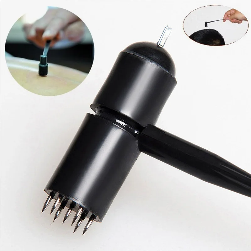 

Traditional Chinese Med Double Head Plum Blossom Needle Skin Seven Star Needle Blood Needle Cupping Acupuncture Treatment JLRD18