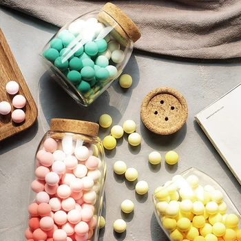 

Quality Glass Storage Bottle Creative Cute Foods Nuts Tank Home Kitchen Box Container Sealed Jar with Lid Ornaments Decoration
