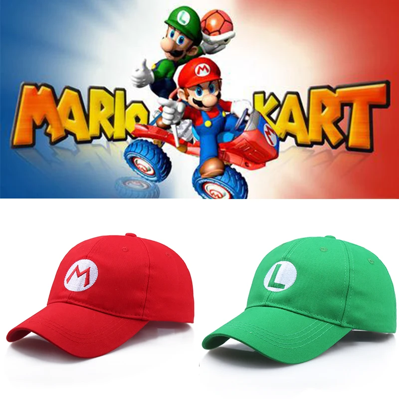 

Super Mario Odyssey Cosplay Hat Baseball Caps Cos Luigi Bros Anime Mario Cap Costume Accessories Halloween Gifts Dropshipping