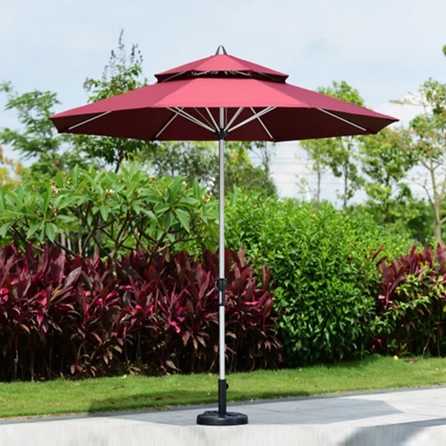zoeken Veranderlijk Berri 2.7 Meter Centre Pole Sliver Painted Aluminum Outdoor Sun Umbrella Patio  Covers Garden Parasol Sunshade ( No Base ) 4 Colors - Patio Umbrellas &  Bases - AliExpress